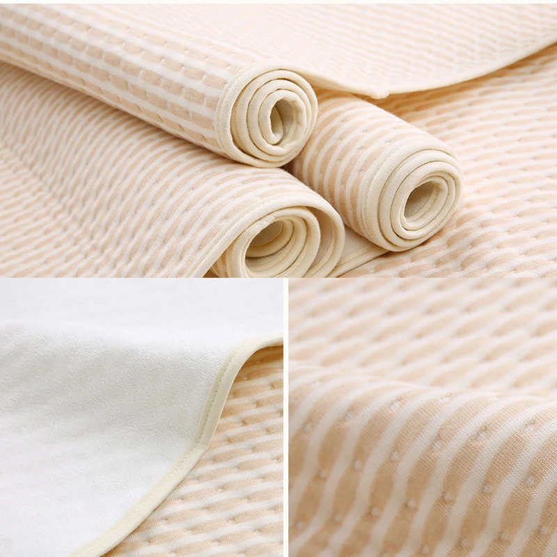 Large Organic Cotton Changing Pad Waterproof Urine Mat Pad For Bed