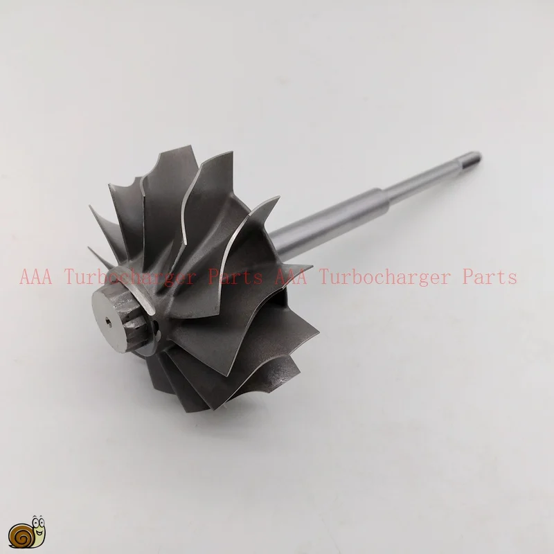 

HX55 short shaft 1 groove, Turbine wheel 77x86mm-12blades,Turbo parts supplier by AAA Turbocharger Parts