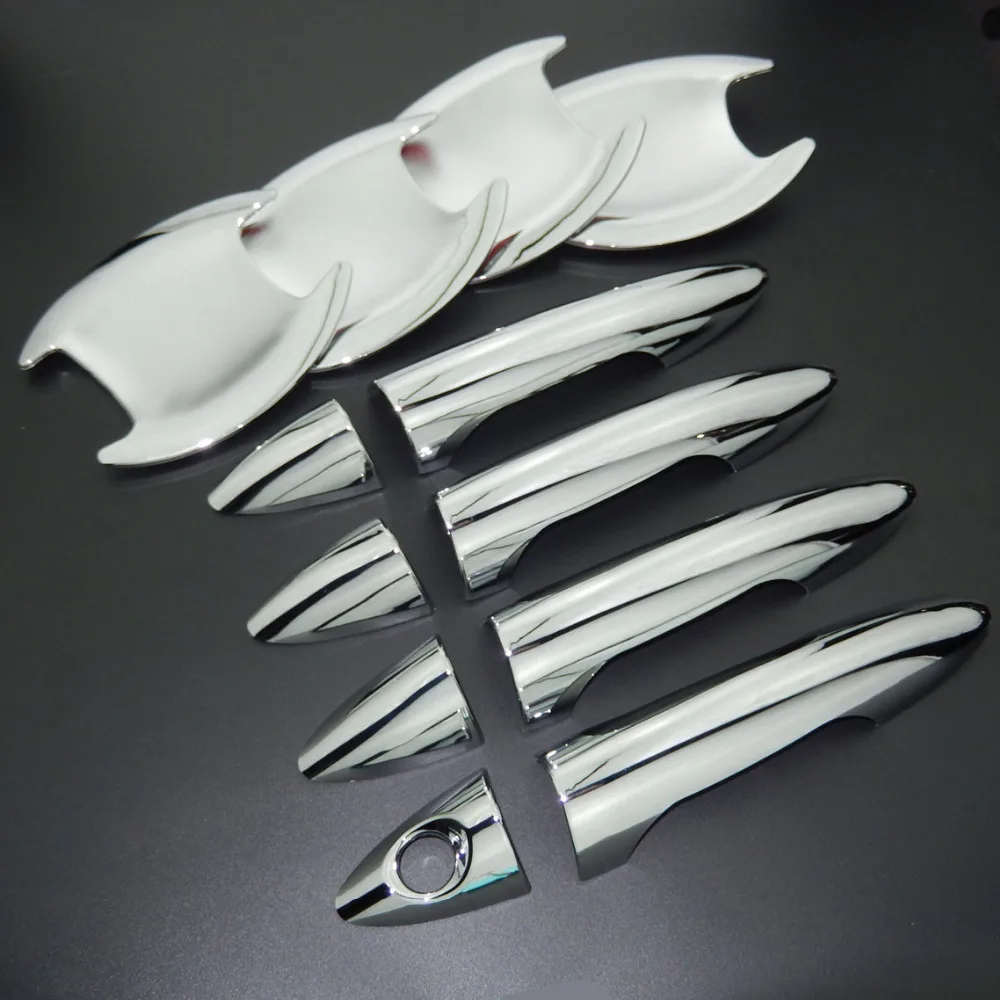 

For Hyundai Accent Verna Solaris i25 2011-2017 Chrome Door Handle Covers & Door Bowl Covers Car Styling Decorate 2012 2013 2014