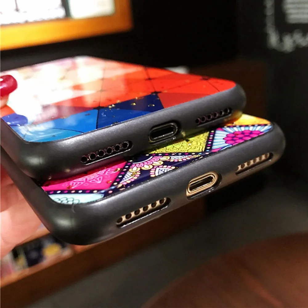 Купите чехол KISSCASE Grid для iPhone 7 8 XR блестящий 7/8 Plus XS MAX телефона 6 6s Plus|Бамперы| |