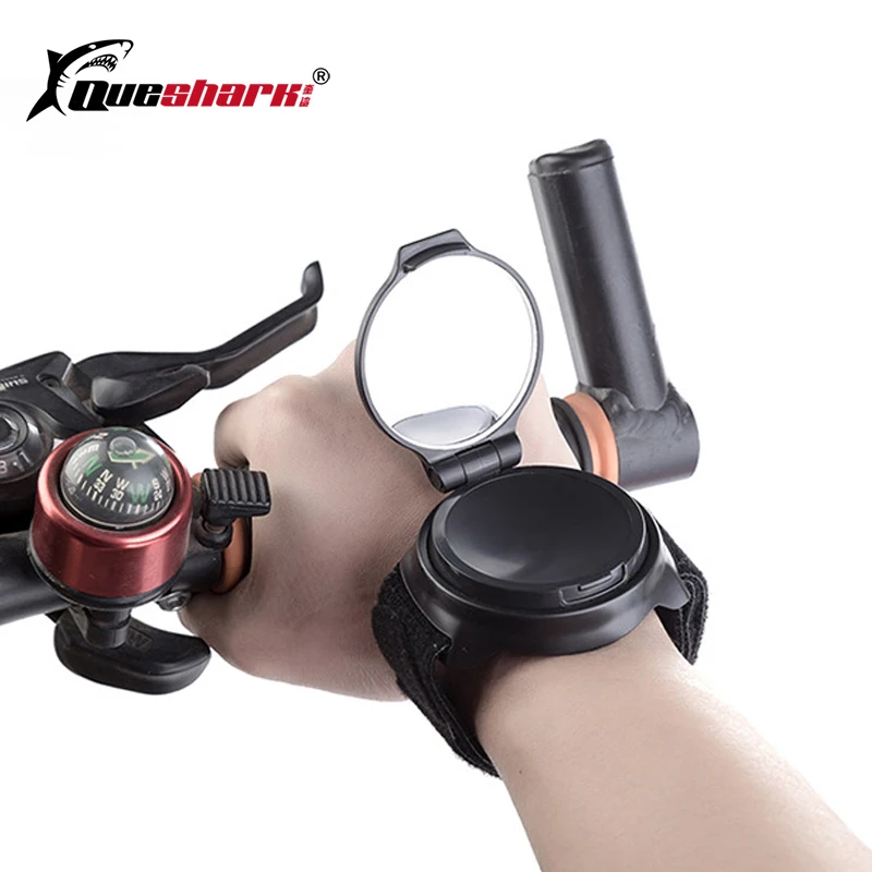 

Bike Mirror Bicycle Back Mirror Cycling 360 degree Rotate MTB Arm Wrist Strap Rear View Bike Accessories Bicycle Rearview
