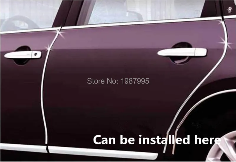 Декоративная хромированная лента для Vw polo tiguan golf 7 4 6 passat b6 b5 b7 touran t5 3 м|auto decor|trim