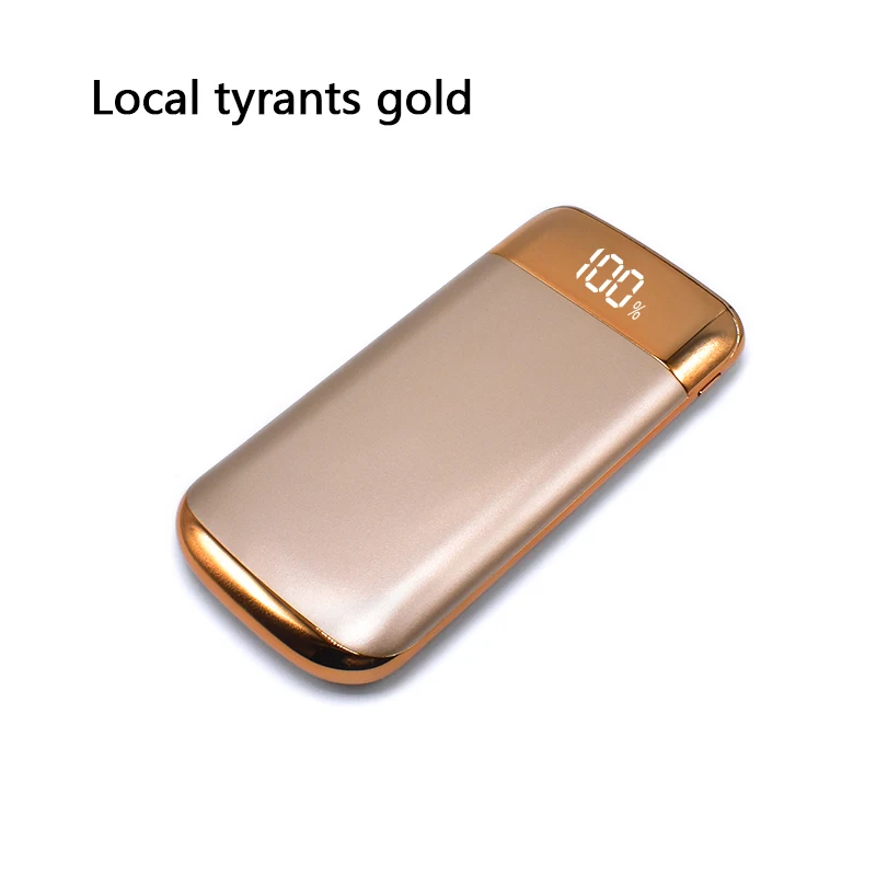 

Battery Charger Cases 10000mAh Power Bank 2 USB LCD Portable Mobile Phone Charger External Battery Pack For iPhone X 8 7 Plus