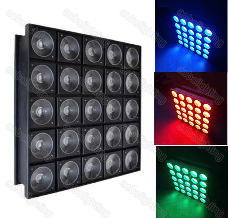 25x30W 3in1 LED Matrix lights RGB Bar performance stage background effect light (7)