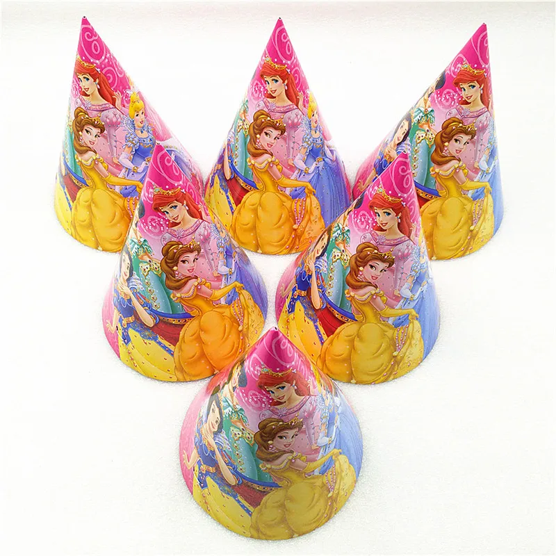 Дисней шесть Принцесса Белль тематический дизайн 83 шт./лот одноразовые наборы посуды для девочек день рождения тема поставка украшений для вечеринок