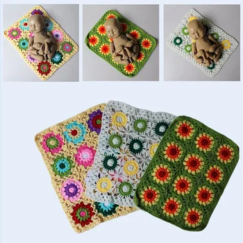 

Newborn baby photo accessories blankets new born photography accessories baby wrap floral pattern infant picture Christmas gift