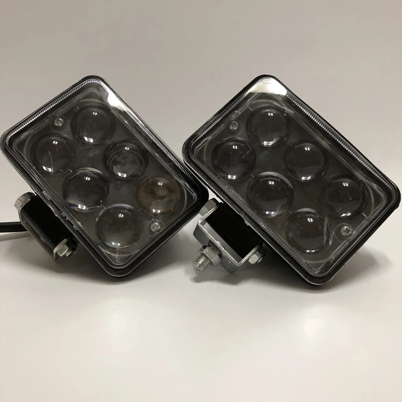 

2x 18W 4D Lens Spot Offroad driving light 4x4 fog lamp 12v 24V Car truck headlight 48v 60v 64v electric Auto headlamp Spotlights