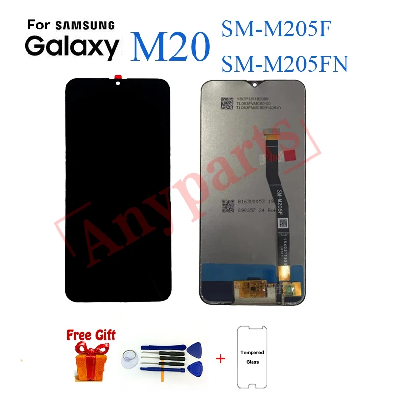 Для samsung M20 M205 SM-M205F M205FN Дисплей ЖК Экран Замена для samsung M205F M205FN Дисплей ЖК Экран модуль