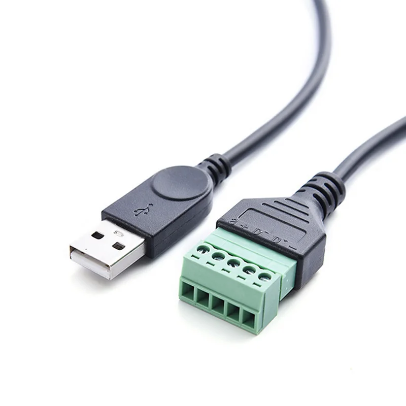 Горячая Распродажа Micro 5 Pin 2 0 USB A штекер на винт с защитным разъемом