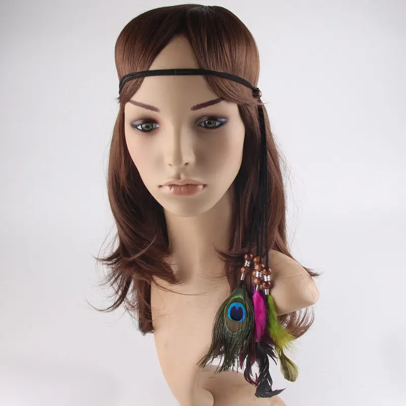 american indian feather headband