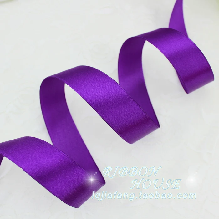 Satin ribbon webbing decoration Christmas gift Packaging ribbons Sewing Fabric DIY 25 yards/roll 1"(25mm)
