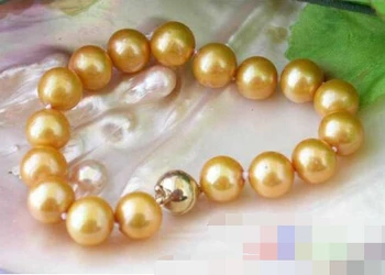 

01244 ROUND GOLD FRESHWATER PEARL BRACELET MAGNET