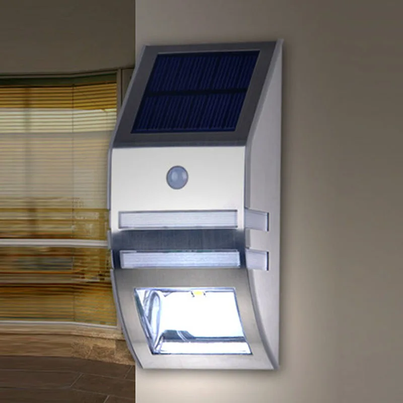 

Newest Hot-sale Solar Sensor Light Wireless Bright Solar Powered 2LED Motion Sensor Street Outdoor Light For Yard Garden Home T
