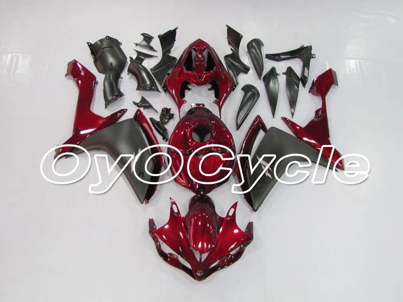 

For Yamaha 07-08 YZFR1 YZF-R1 YZF R1 Motorcycle Fairing Bodywork Kit ABS Plastic Injection 2007 2008 Red Black
