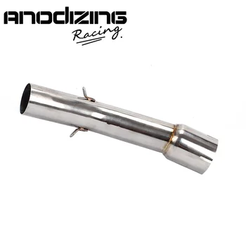 

Motorcycle Exhaust Middle Pipe Round Muffler for YAMAHA FZ1 2006-2015 without exhaust