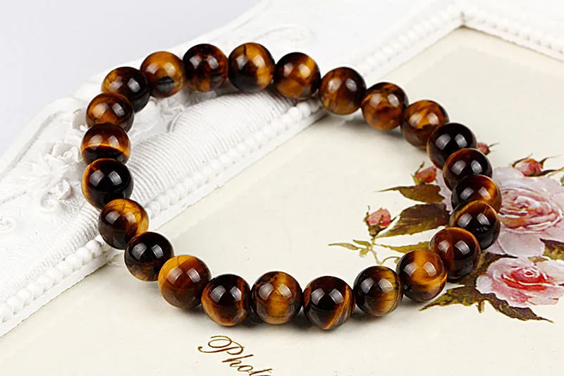NIUYITID Stone Bead Bracelet For Women Men Jewelry Charm Male Accessories Bracelet Good Luck (1)