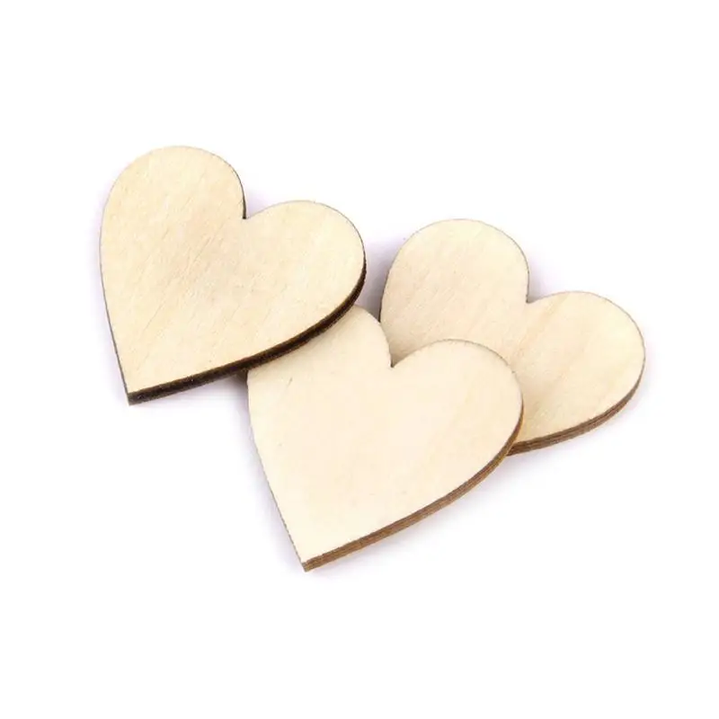 100pcs 20mm Blank Heart Decoration Wood Craft Flatback Scrapbooking Decoration For DIY Crafts Embellishments 100pcs 20mm Blank Heart Decoration Wood Craft Flatback Scrapbooking Decoration For DIY Crafts Embellishments