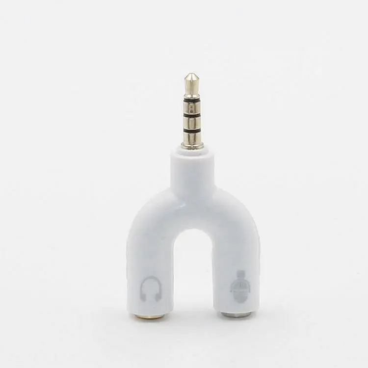 SUOZUN Y shape 3.5mm Stereo Splitter Audio Male to Earphone Headset + Microphone Adapter for PC IPhone Smartphone Mobile Phone SUOZUN Y shape 3.5mm Stereo Splitter Audio Male to Earphone Headset + Microphone Adapter for PC IPhone Smartphone Mobile Phone