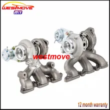 TD03 Twin Turbo 49131-05050 49131-05060 49131-05150 49131-05160 8602932 8602933 для Volvo S80 XC90 2,9 T N3P28FT B6284T B6284T2