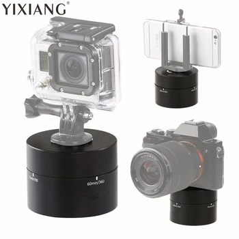 

YIXIANG High Quality 360 Degrees Rotating Time Lapse Stabilizer Tripod Head Adapter for Canon Nikon DSLR Gopro Cameras