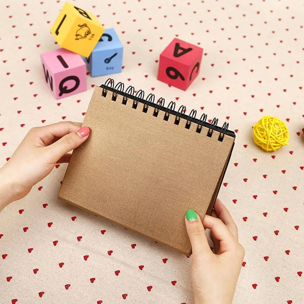 

4 inch 68 Pockets Desk Calendar Family Memory Picture Holder Photo Album Sketchbook Gift
