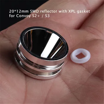 

Convoy 20x12mm Flashlight Smooth Reflector For Convoy S2+/S3 With XPL Gasket