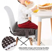 Almohadillas para silla para niños y bebés, almohadillas para comedor, almohadillas para silla removibles ajustables, almohadillas para silla