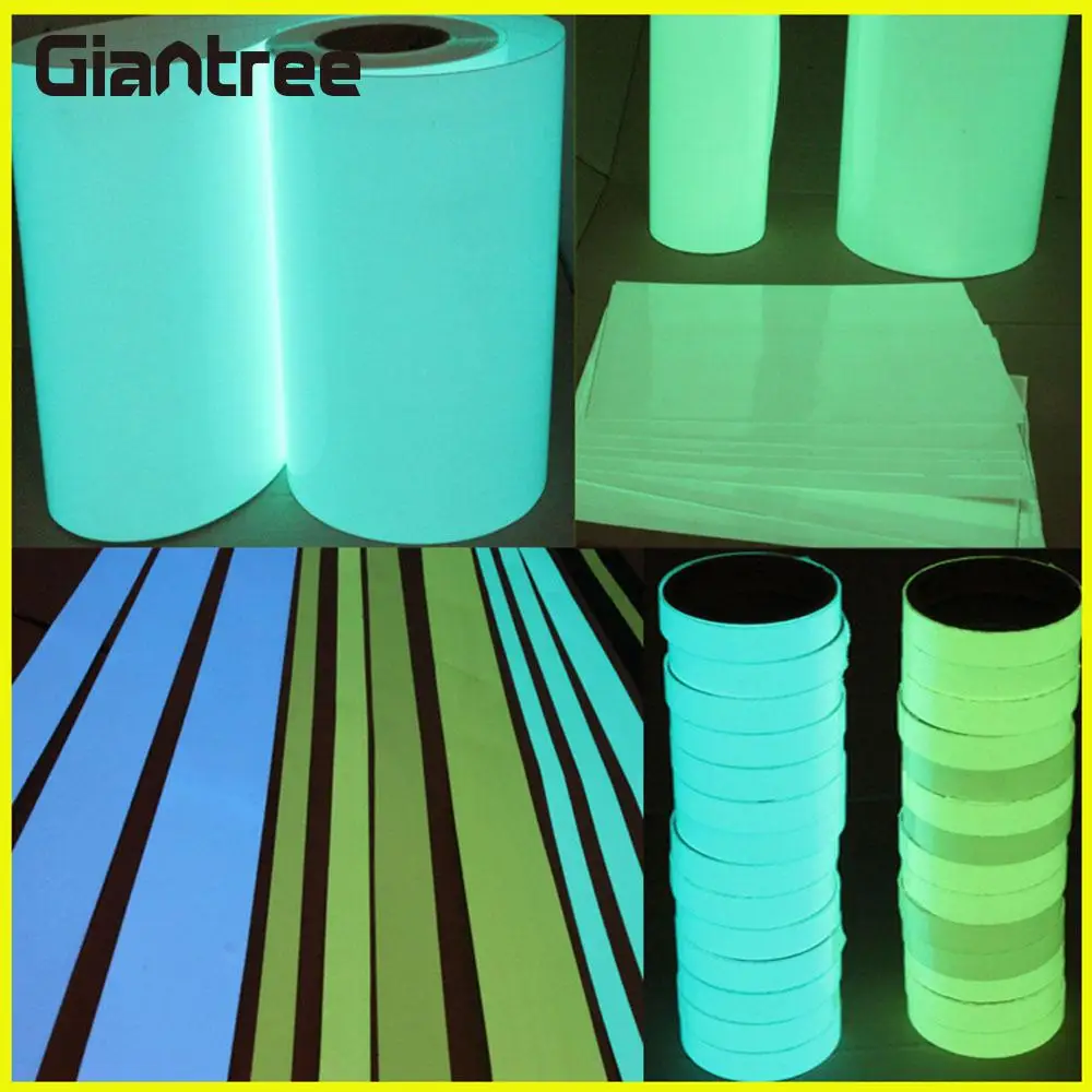 

Glow Tape 3cmx1m Guidepost Durable Luminous Tape 5 Color Fluorescent Safety Sticker Wall Stickers PVC