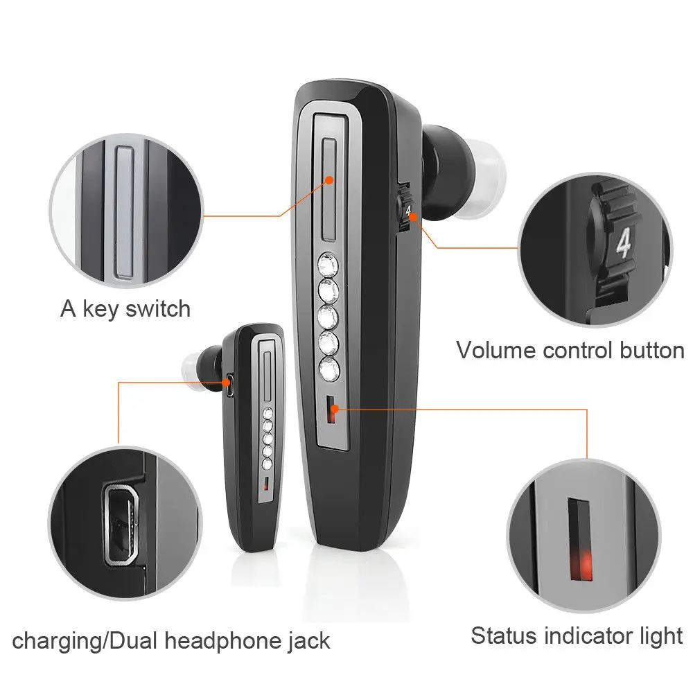 Bluetooth Hearing Aid Ear Hearing Machine Amplifier Wireless Hearing S-101Listening Device Micro He