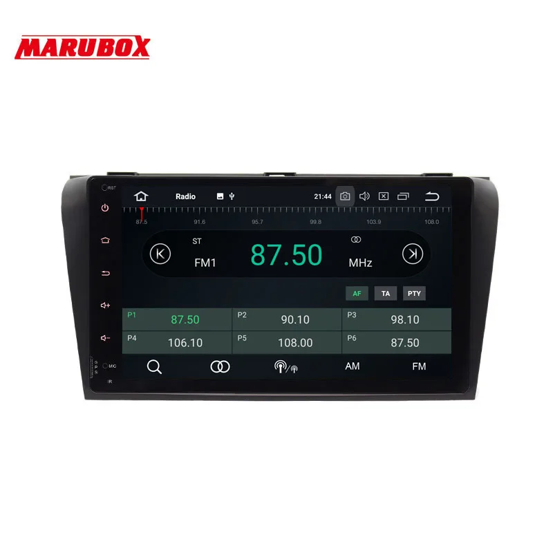 Flash Deal MARUBOX Head Unit 4GB RAM 2 Din Android 8 Car Radio For MAZDA 3 2009-2013 9" GPS Navigation Central Multimedia Player 9A701PX5 1