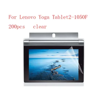 

Transparent Tablet LCD film Screen Protector for Lenovo Yoga Tablet2-1050F 9H Anti-scratch without retail packing 200pcs/lot