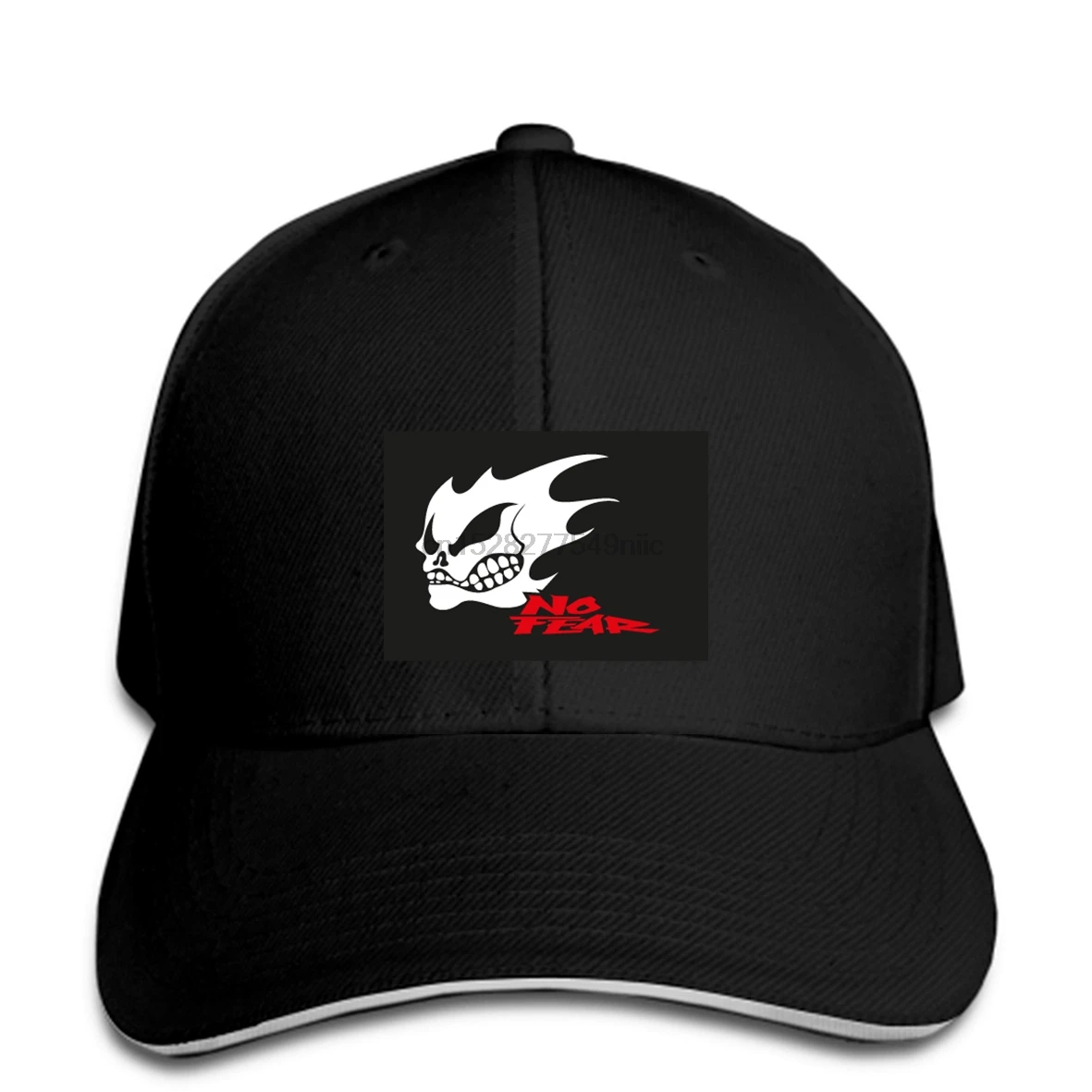 

Men Baseball Cap Logo No Fear logo Snapback Cap Women Hat Peaked
