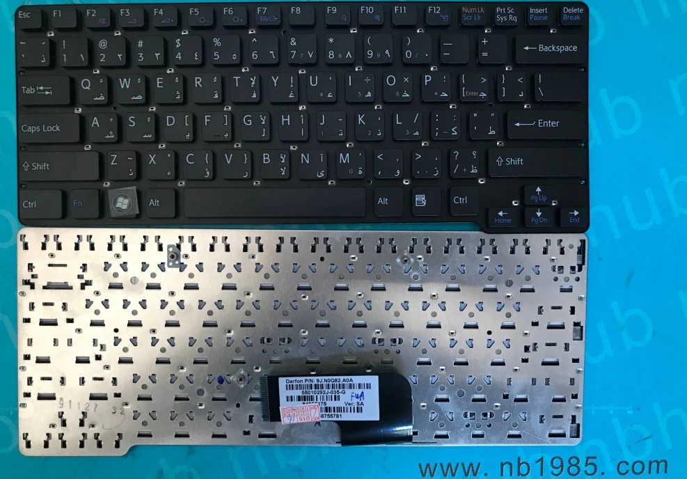 

New notebook keyboard for sony VPCM126AA ARABIC layout