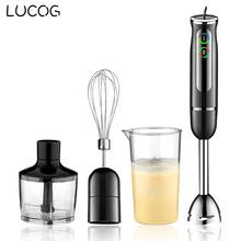 LUCOG Электрический блендер для Кухня мульти-функциональный Еда процессор 220V Нержавеющая сталь измельчитель Взбейте Смеситель набор