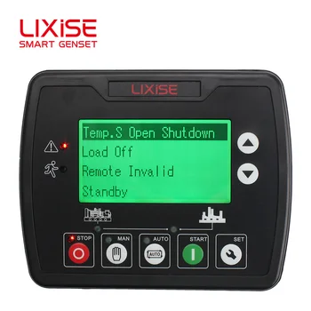 

LXC3110 LIXiSE names of parts of diesel generator control panel