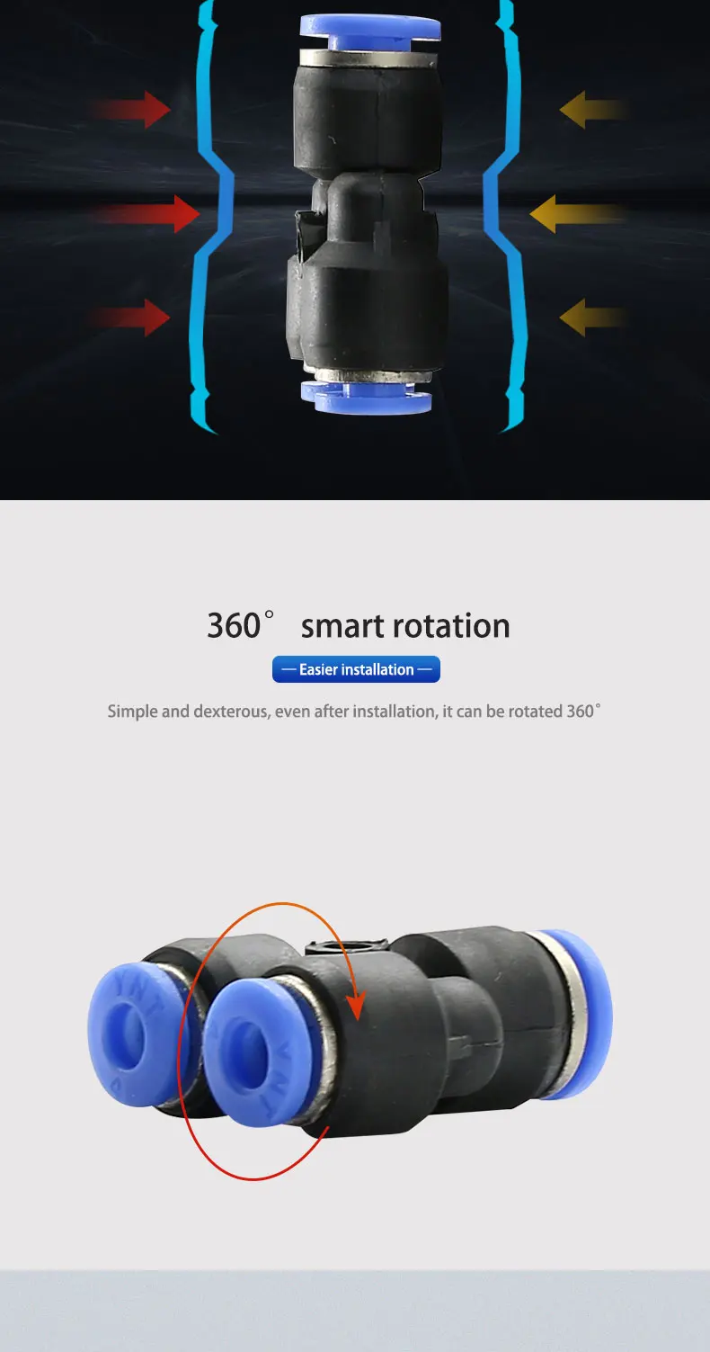 Соединитель пневматики быстрый выбор для воздушного шланга, фитинги для воды, БЫСТРОРАЗЪЕМНАЯ муфта, пластиковые аксессуары для подготовки воздуха