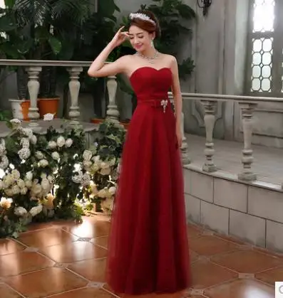 Вечерние бальные платья MJ344 Длинные Вечерние Платья vestidos de festa - Цвет: ROSE RED