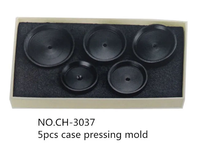 

New 5pcs Watch Back Case Pressing Mold Closer Press Dies Set Watch Repair Tool