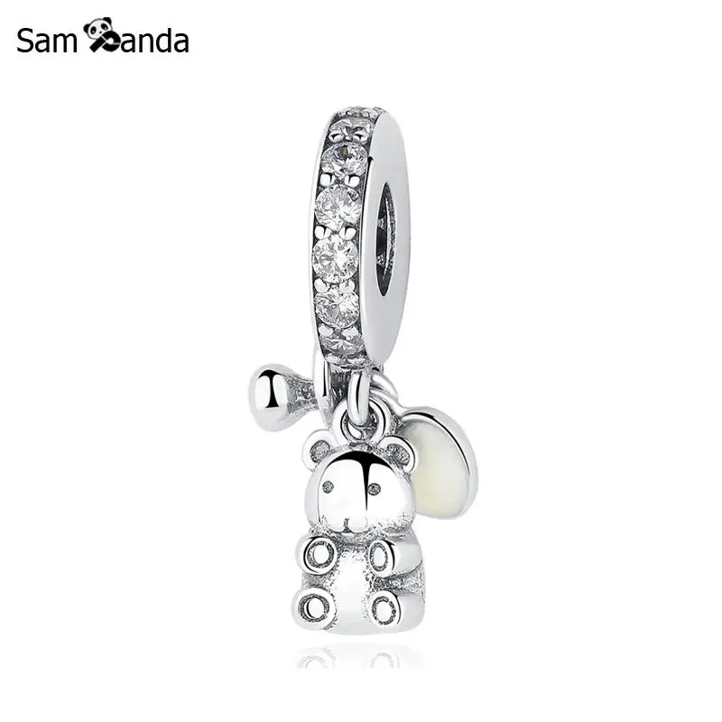 New Original 100 925 Sterling Silver Bead Charm Baby Treasures Pram