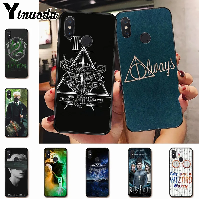 

Ynuoda always Harry Potter Deathly Hallows Protective Mobile Case for xiaomi mi 8 se 6 note2 note3 redmi 5 plus note5 Cover