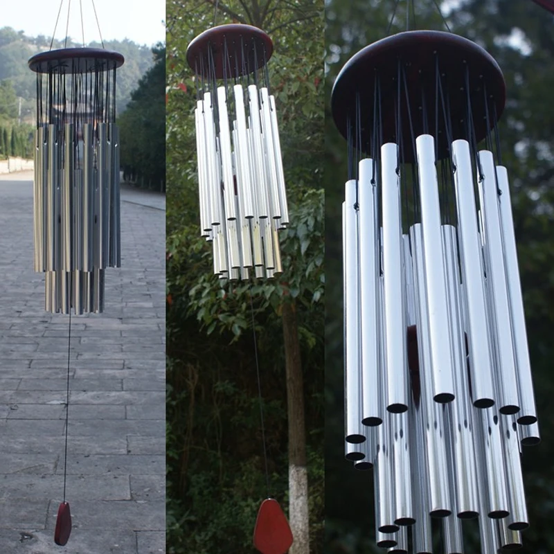 

Wind Chimes Bells Copper 27 Tubes Hanging Ornament Garden Home Mobiles Windchime
