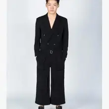 S-5XL Горячая Весна Для мужчин Новые корейские повседневные рабочие комбинезон ботильоны-Ленг широкие Штаны комбинезон рабочая одежда одежда мужские костюмы