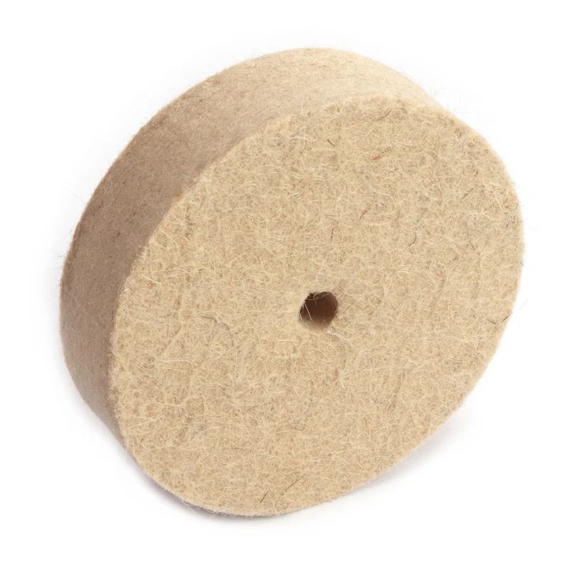 2pcs 6inch Wool Felt Buffing Polishing Wheel Wood Metal Grinding Polishing Pad Multifunction Abrasive Tools