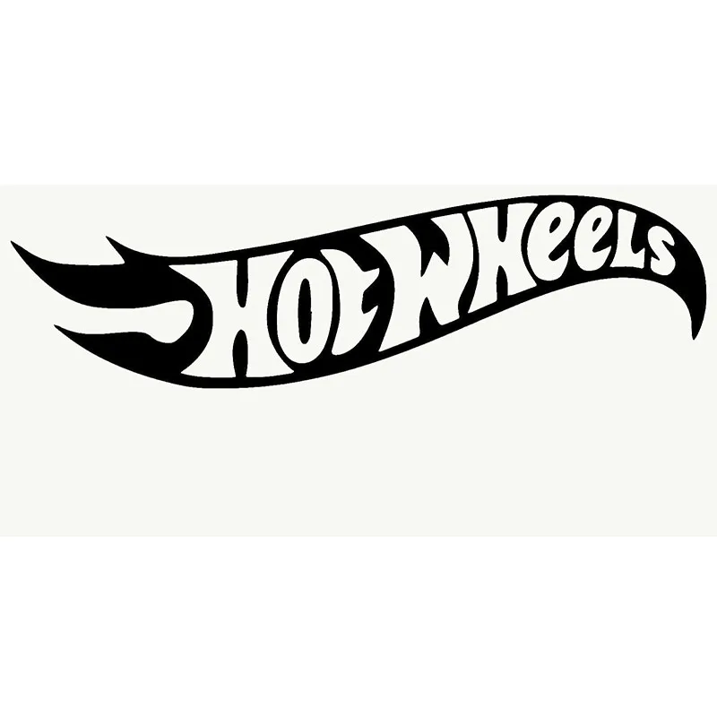 HotMeiNi 20*8 см Hot Wheels клеящаяся забавная Автомобильная наклейка для грузовика, окна, бампера, авто внедорожника, двери, Виниловая наклейка 13 цветов