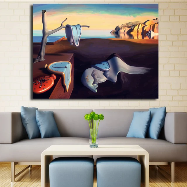 Abstract Painting Salvador Dali Surrealism Canvas Art Wall Posters Abstract Painting Salvador Dali Surrealism Canvas Art Wall Posters Photos Prints For Living Room Home