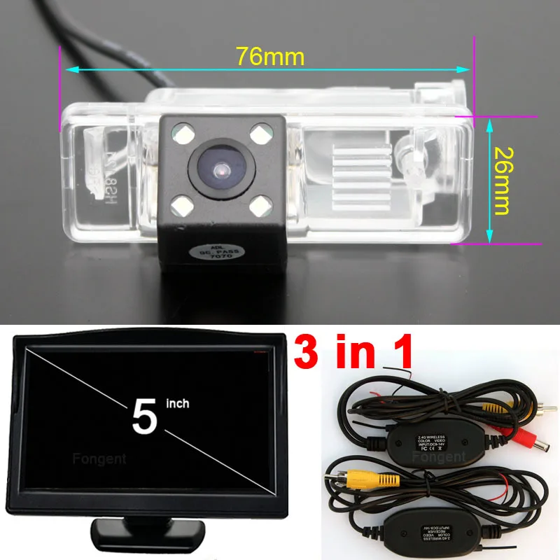 Fongent Parking Reverse Back Up Off Rear View Wireless font b camera b font Monitors for