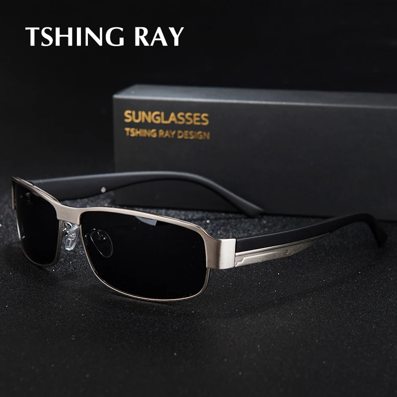 

TSHING RAY Men Polarized Sunglasses Men's Coating Mirror Classic Brand Designer Sun Glasses For Driving Fishing UV400
