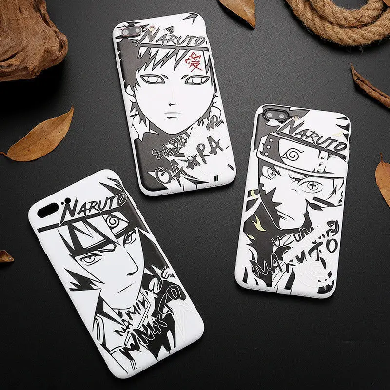 

Fashion Naruto Sasuke Kakashi Itachi Minato Case For iPhone XS Max XR Cartoon Soft Silicon Back Cover For iPhone X 6 6S 7 8 Plus