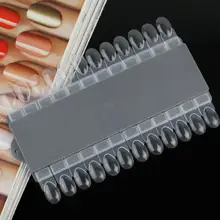 Салон DIY ногтей Советы Дизайн тренировочный дисплей инструмент 24 Съемная стойка