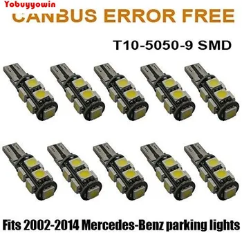 

10X Lampada Canbus Canceller 9 Led 5050 T10 Pingo Branca Led